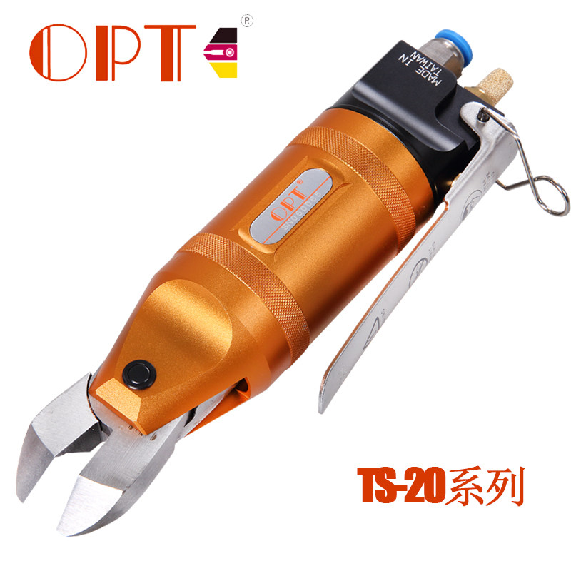 台湾OPT气动剪刀 手持静音气动剪钳  气剪刀头TS-20 FD5 F5LW90度