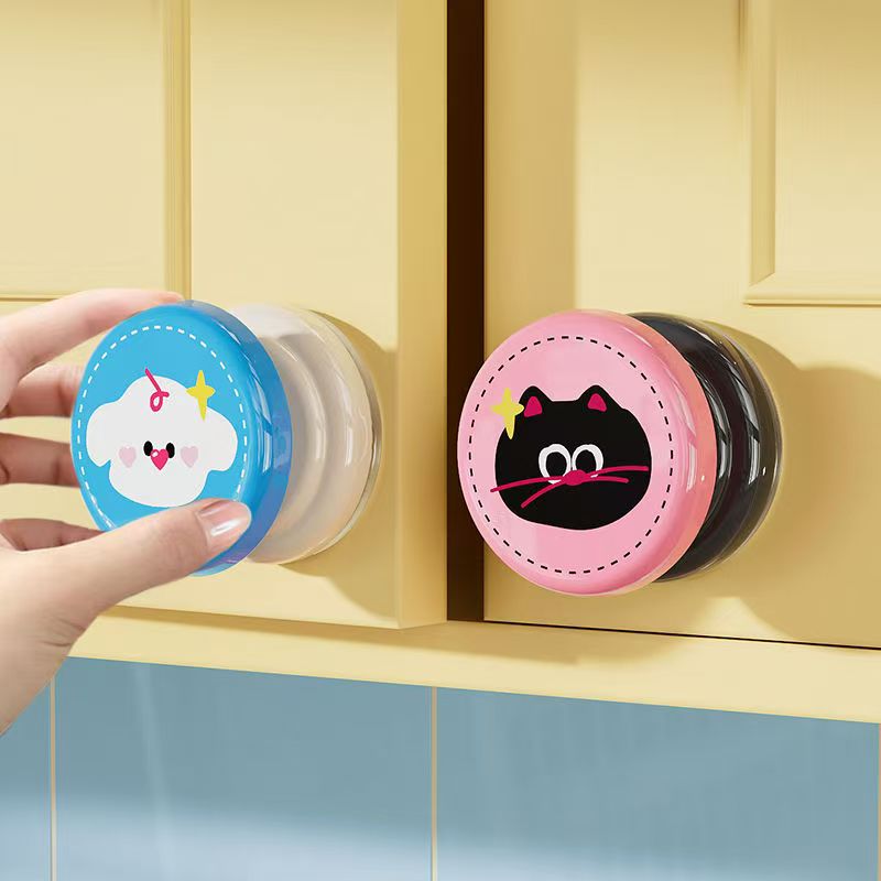 卡通吸盘门把手玻璃移门手柄