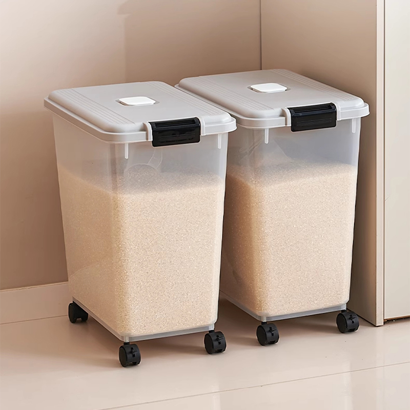 2025新款米桶防虫防潮米箱面粉储存米缸收纳盒家用装米箱装米桶