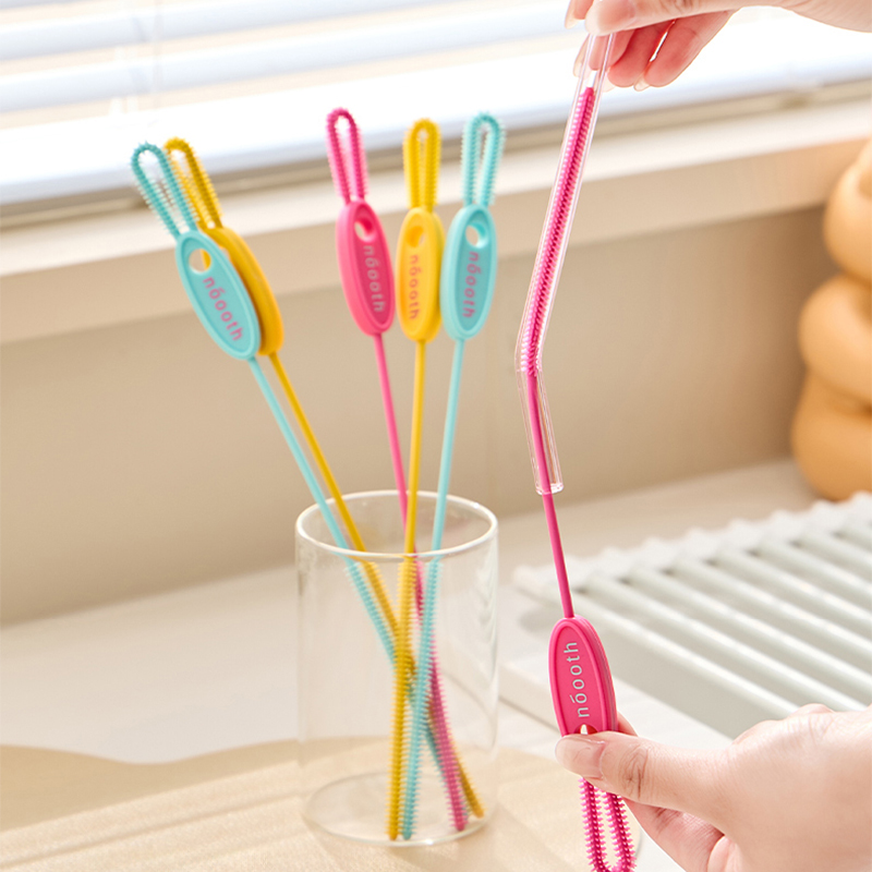 奢域硅胶吸管刷婴儿奶瓶保温杯