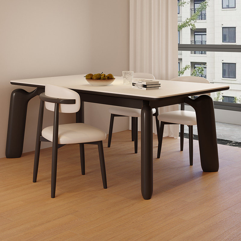 香丽华庭岩板餐桌椅组合2025新款家用饭桌侘寂极简西餐餐桌长方形,住宅家具,岩板餐桌,淘宝优惠券,粉丝福利购,淘宝优惠卷