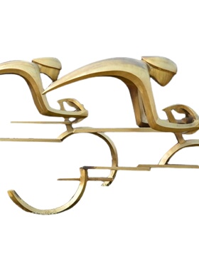 金属不锈钢运动自行车的人物x抽象雕塑定制公园体育广场的工艺术