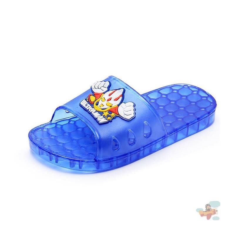 儿童水晶拖鞋夏大童卡p通可爱防滑防摔浴室透明软底洗澡宝宝沙滩