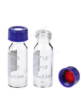 2ml色谱自动进样瓶透明棕色样品瓶螺口9-425安捷伦含盖垫