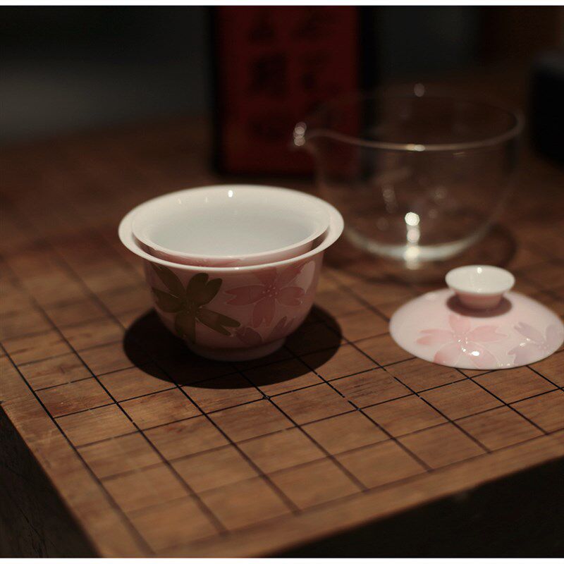 勿念《有田烧》n个人饮盖碗 旅行茶具 一人饮收纳宿舍一碗一杯