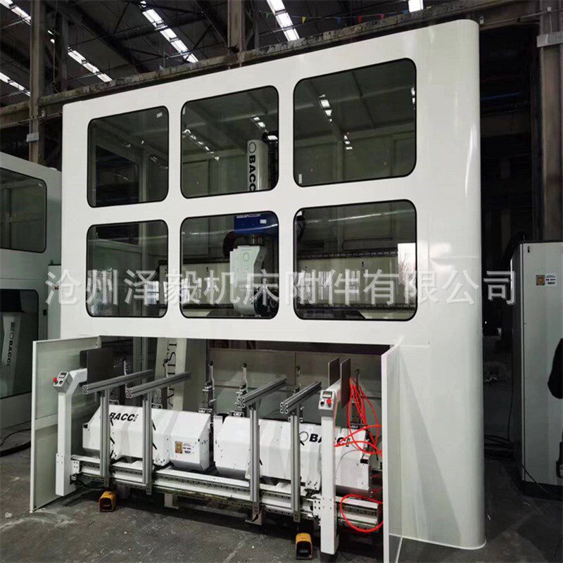 数控机床外防护罩光机外s防护钣金加工中心机械设备外壳防护罩房