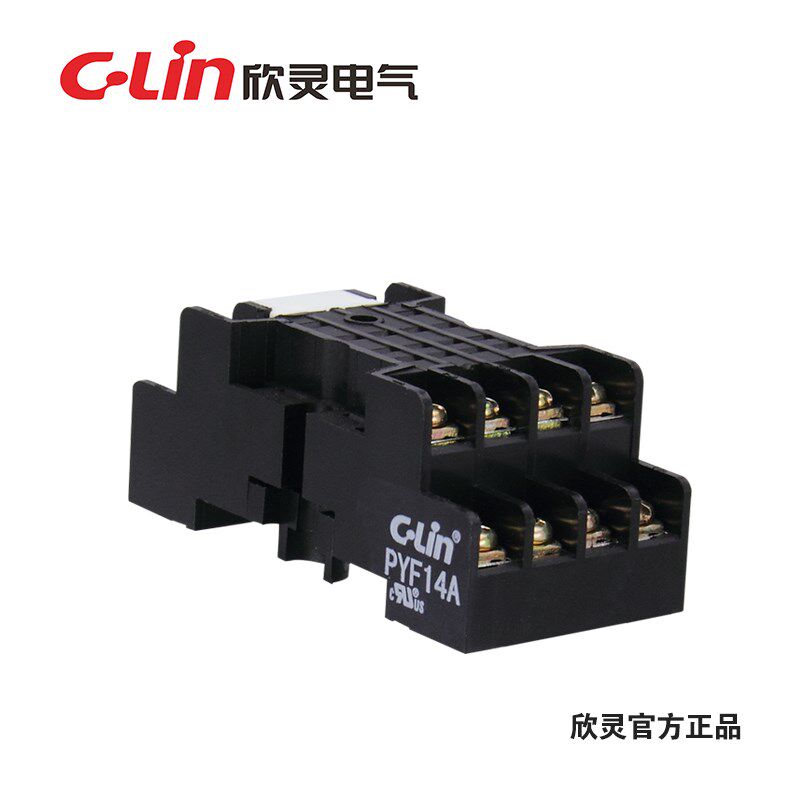 C-Lin欣灵 PYF-14A继电器底座HH54P ST6P-4 MY4 HHS13-1插座 韩式