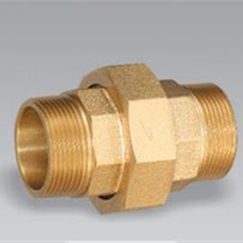 正品埃美柯661黄铜加厚双外丝丝口活接头DN15(4分)1/2专卖店