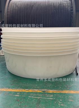 6500l塑料养鱼池大型牛筋圆桶敞口pe酸洗池户外养殖桶水产蓄水桶