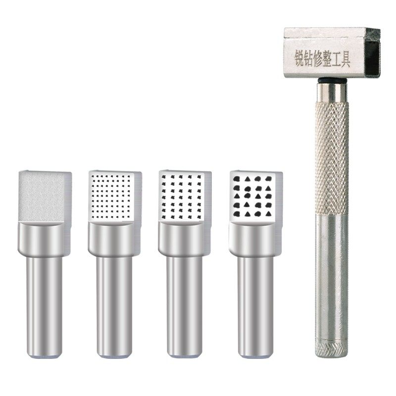 UMLO金刚笔砂轮修整器手持整形刀修正笔洗石笔磨床扁头金钢石笔