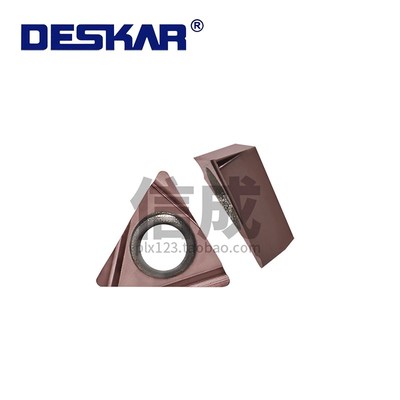 戴斯卡DESKAR数控内孔镗刀片TPGH110304L-F LF6018不锈钢三角型