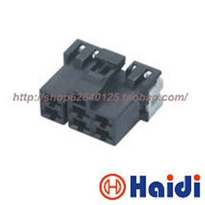 DJ70612Y-6.3-21 黑色6.3型大电流6孔汽车接插件 6P连接器 含端子