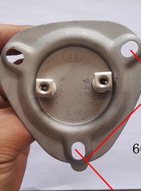 杰孚开水器长寿命 三角法兰电热管加热管220V2KW3KW2.5KW意达加厚