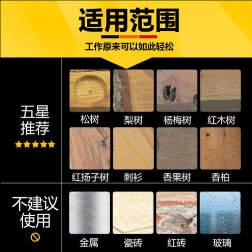 包邮11 13四槽四刃门锁抽屉木工钻头自攻螺纹支罗钻六角柄开孔器