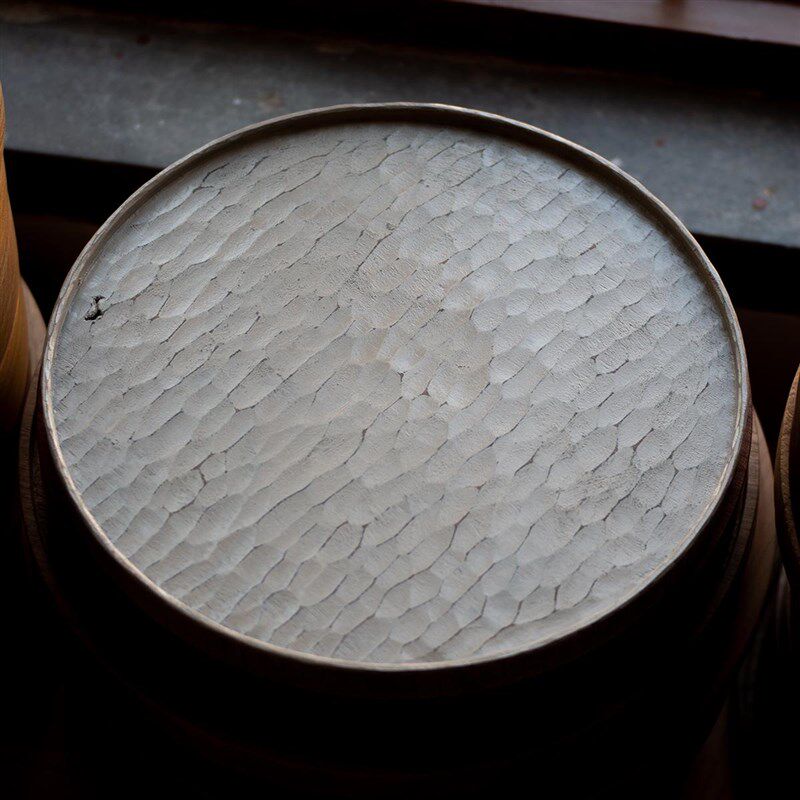 整木制作大漆盘h北美黑胡桃木盘手作木器 茶盘日式手工雕刻凿托盘