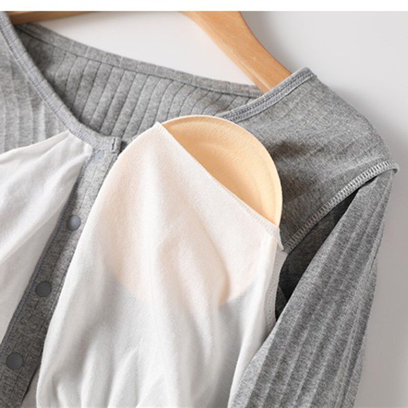 孕妇秋衣秋裤套装纯棉毛衫怀孕期月子服产后喂奶哺乳睡衣春秋打底