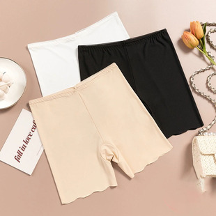 无痕短裤 薄款 弹力不卷边时尚 透气保险裤 女 冰丝打底裤 安全裤 女夏季
