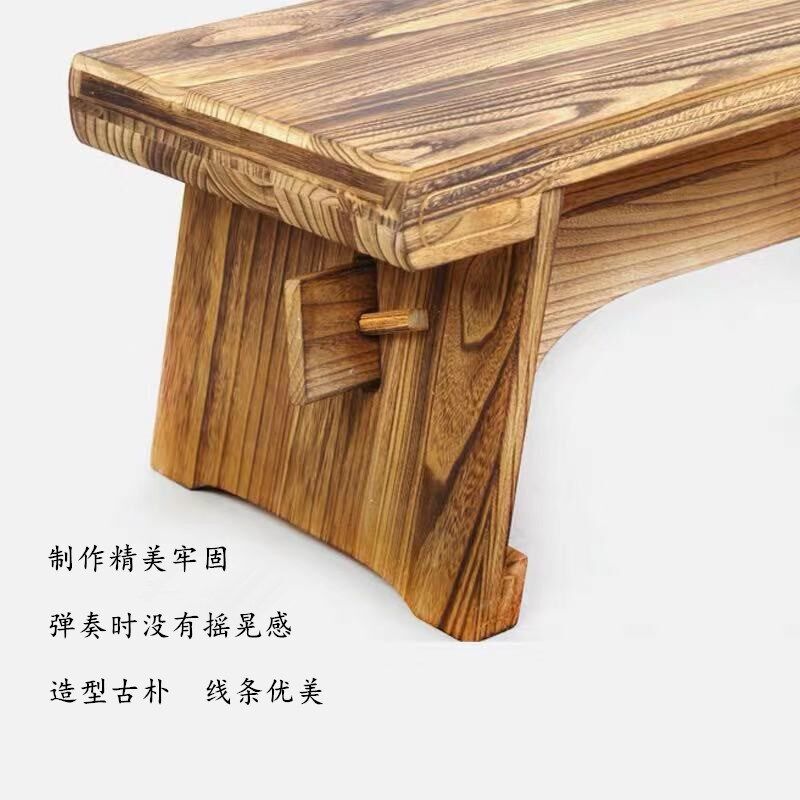 古琴桌凳古琴塌桌古琴榻桌膝桌实木古G琴桌共鸣箱榻榻米 低桌 矮