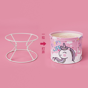 儿童泡澡桶婴儿游泳桶家用宝宝y洗澡桶新生儿可折叠浴桶可坐沐浴