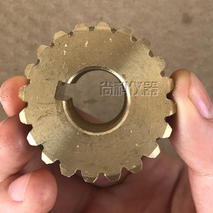锡仪 铜蜗轮齿轮 铜涡轮 蜗杆 5水泥胶砂搅拌机配件 无锡建仪