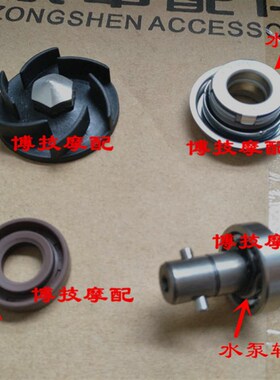 宗申赛科龙 RX4  原厂配件 ZS250GY-3水泵叶轮NC450水泵轴水封