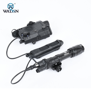 WADSN沃德森新品 M600C战术LED手电筒红激光PEQ15镭射双控鼠尾套装