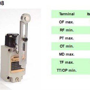 台湾海立HIGHLY行程开关 2原装 5108