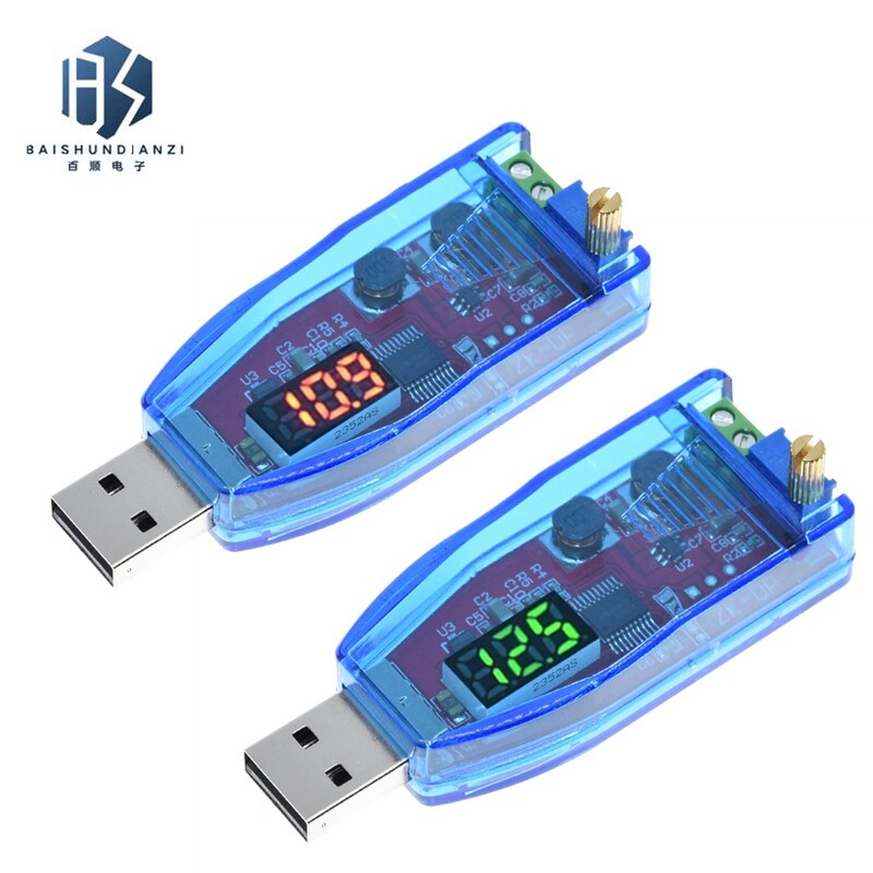 DC-DC USB可调升降压电源稳压模块5V转3.3V 9V 12V 24V DP