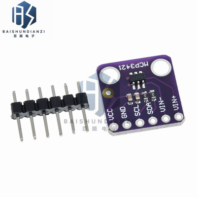 GY-MCP3421模块 18 bit 高精度A/D转换模块 MCP3421A0T模块