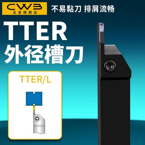 TTER外圆切槽刀杆TTEL抗震TDC2刀片外径切断车刀2020 2525-2T17