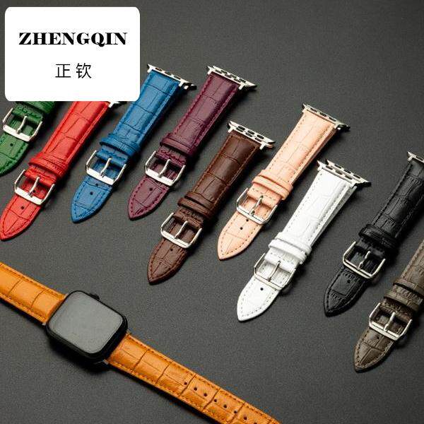 适用于苹果S9手表iwatch10表带applewatch皮S8针扣Ultra男SE表带