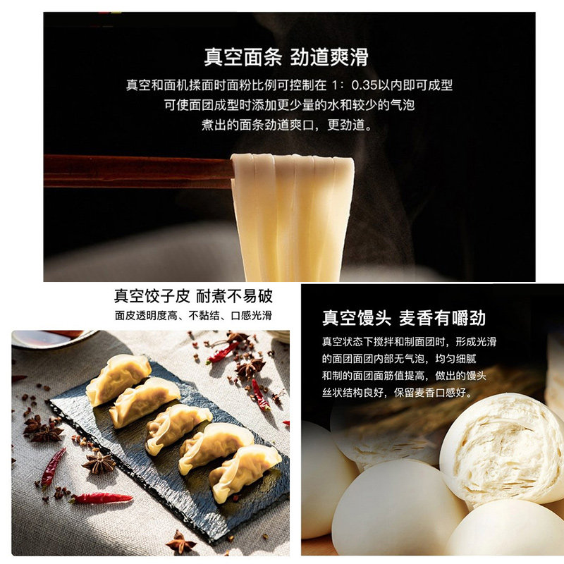 灌汤包水饺商用真空和面机u全自动新型新式抽真空式活面机面条馄