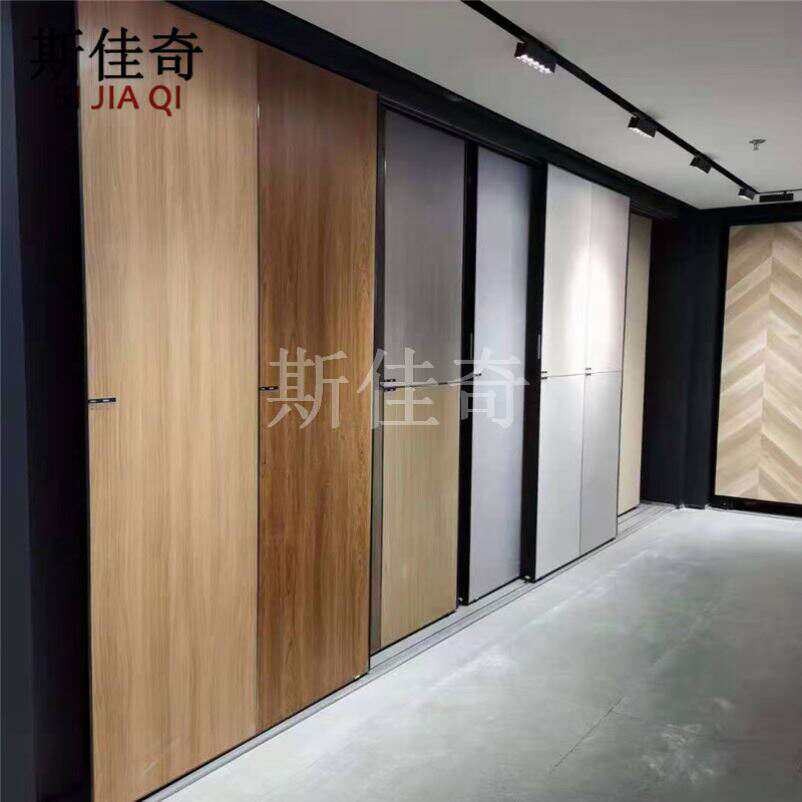 瓷砖推拉展架地板w砖集成吊顶方管地F砖上墙展示架内墙上货架展示