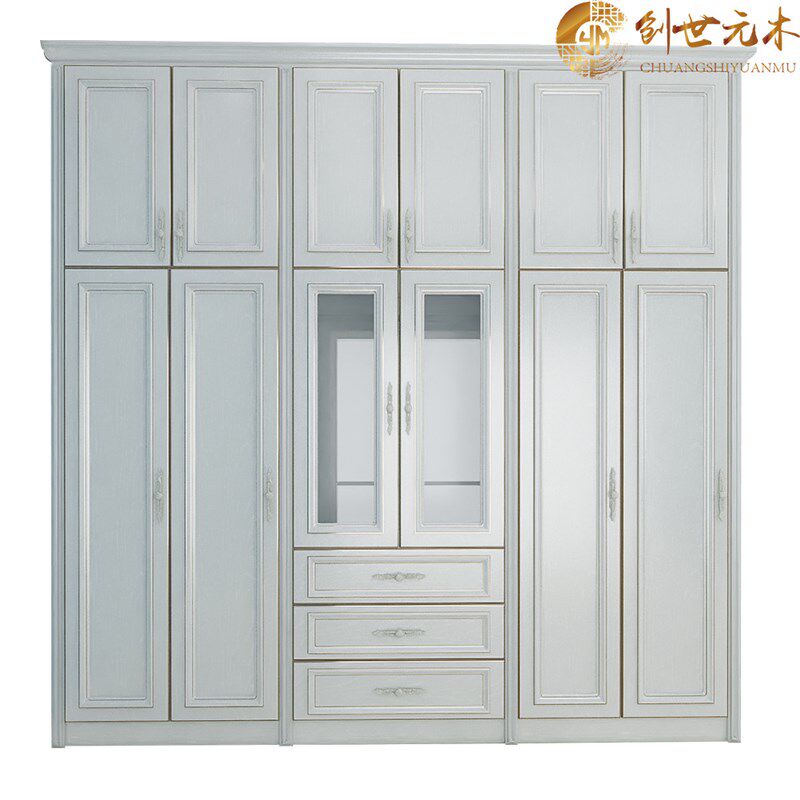 简约现代卧室h推拉门衣柜 移门衣橱整体组合柜子趟门大衣柜