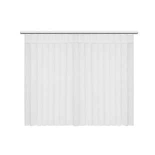 2023新d款梦幻窗帘网红竖百叶纱帘透光不透人白色飘窗阳台窗纱白