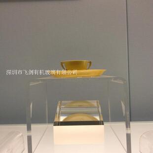 亚克力透明展示架公仔模型托架鞋架倒U字型架P 亚加力胶架热弯架