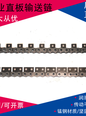 工业输送立板竖直板单侧双o侧单孔双孔带耳08B 10A 12A 16A 20A