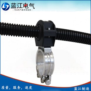 蓝江 协作机器人管线包配件软管管箍支架自动化码垛机抱箍固定座