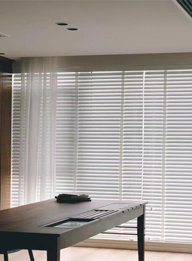 拉卷式免打孔全遮光百叶窗帘厨房卫生间电动窗L帘2023新款升降卷