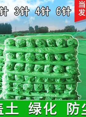 盖土网防尘网建筑工地绿网覆盖网2 D3 4 6针绿色黑色环保绿化网