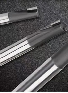 金刚石PCD铣刀铝用2刃加长刃长避空侧铣刀金刚石铣刀成型刀6/8/10