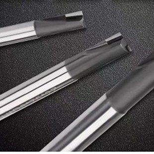 金刚石PCD铣刀铝用2刃加长刃长避空侧铣刀金刚石铣刀成型刀6/8/10