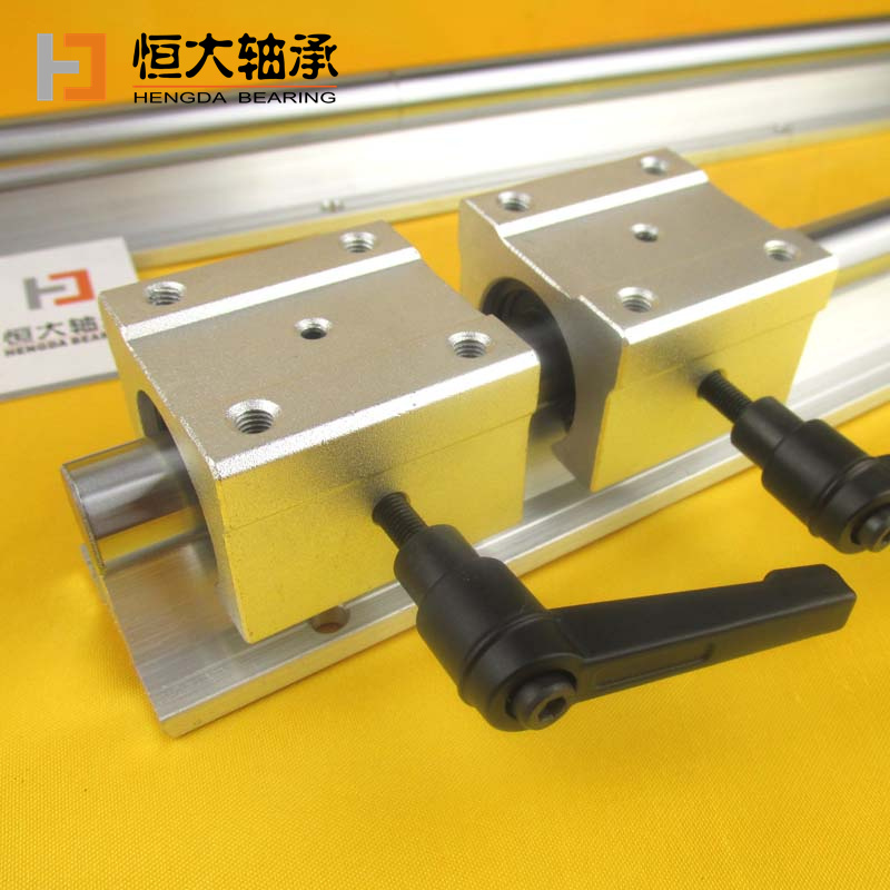 限位SBR20U定位SBR带手柄SBR16UU直线轴承USBR12UUSBR25 锁紧滑块