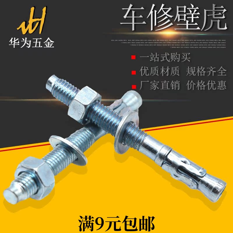国标车修壁虎车修膨胀螺丝拉爆正品电梯膨胀螺栓M8M10M12M16M20