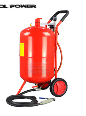 11217除锈去氧化去杂质表面清洁设备 20加仑可移动罐式桶式喷砂机