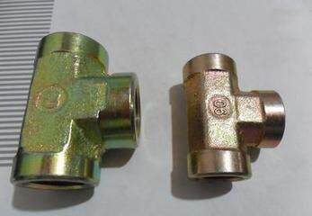 高压油管接头液压接头3通内丝2分3分4分6分1寸1.2寸1.5寸2寸