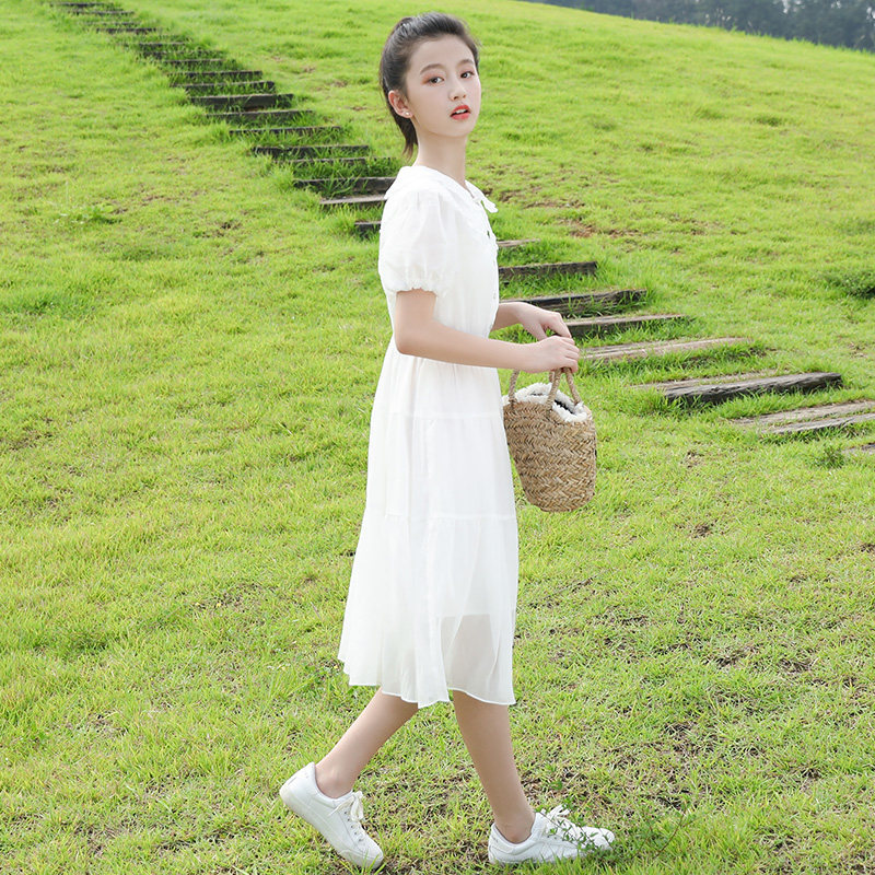女大童洋装夏装2023新款儿童洋派韩版时尚公主裙女童夏季长裙子