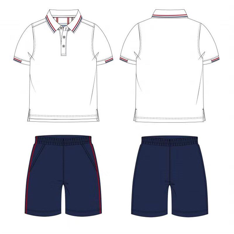 现货(昆山新城域小学)小学生校服夏装春秋运动款短袖棒球服长裤