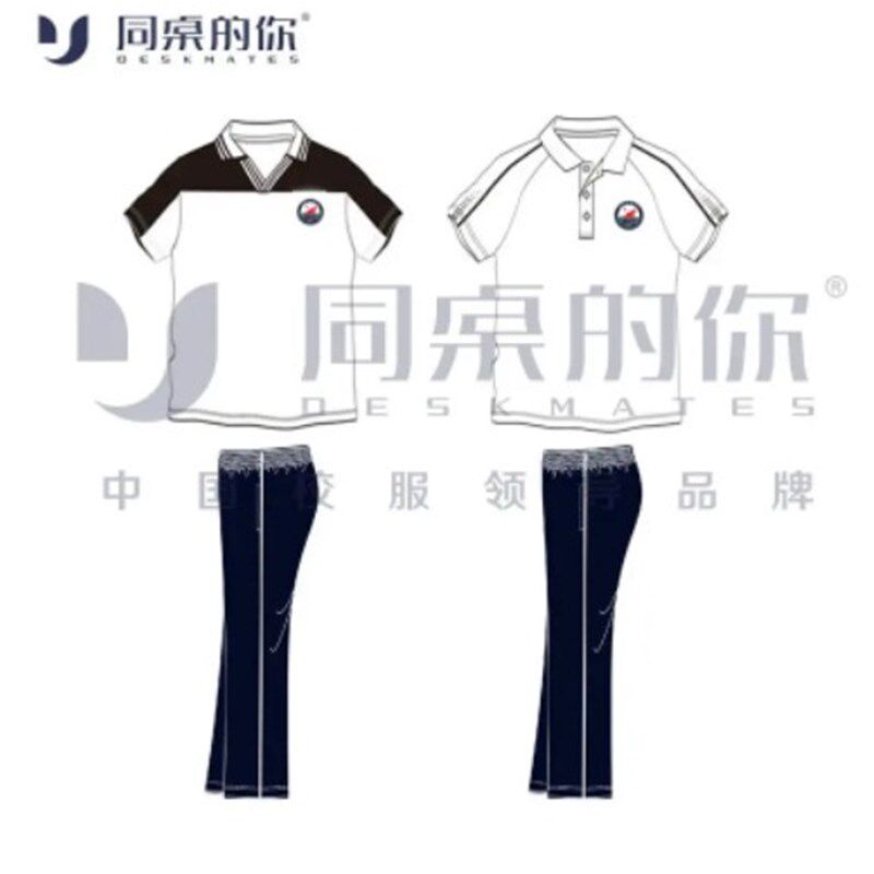 现货同桌的你【江阴市初级中学】市中初中男女夏季校服运动装短袖