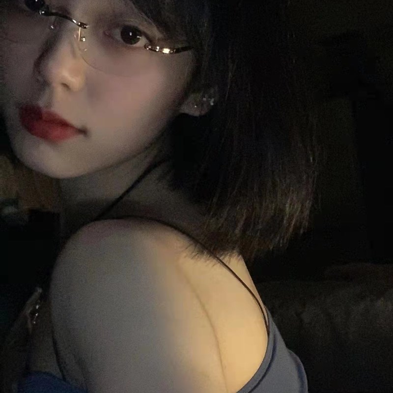 纯欲jennie无框眼镜女近视变色方形金丝小框金边简约无边框眼镜框